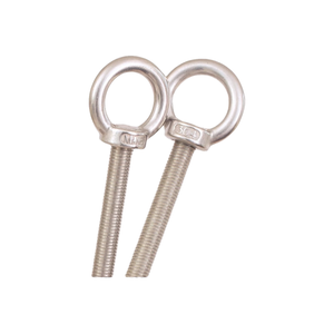 Boulon à œil en acier inoxydable 304 allongé avec filetage M3/M4, norme DIN444, œil de mouton avec <span class=keywords><strong>anneau</strong></span>, longueur 10 mm/25 mm, vis à joint en boîte - Product Image 1