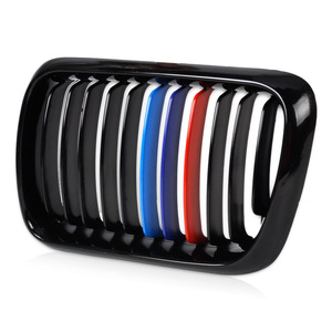 Parrilla delantera BMW E36, versión M, negro brillante, plástico ABS, para actualización de la serie 3 de 1997-1999. - Product Image 4