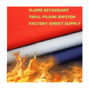 High Quality 255gsm 20 Polyester 80 Cotton Oilproof Stain Resistant Fabric Flame Retardant Fabric Anti-Static Fabric