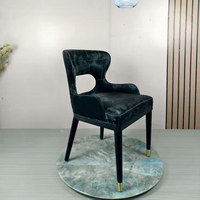 Chaise de salle à manger simple et moderne en bois massif, meubles de salle à manger durables et écologiques pour la maison