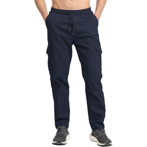 OEM Custom Plus Size Loose Cool Workout Lightweight <b>Men's</b> Pants <b>Cargo</b> <b>Jogger</b> With Side Pockets - Product Image 4