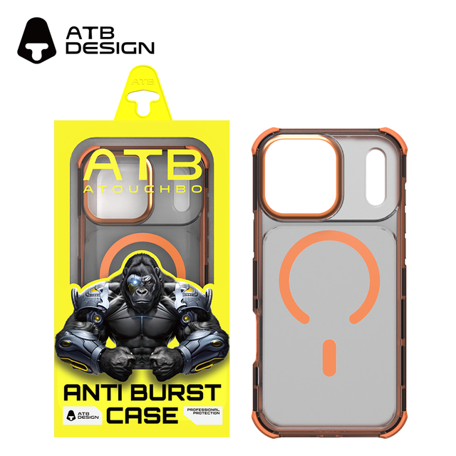 ATB New Translucent Smoke Matte TPU+PC Phone Case for iPhone 17 Air 17 16 15 Pro Max 17E 16E Magnetic Shockproof Protect Cover