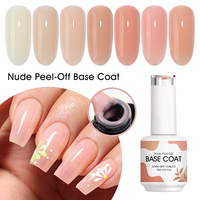Base Coat Nude Peel-off OEM ODM – Réparation Intense Couleur Nude Naturelle – Auto-nivelant UV LED – Fournitures de Traitement Soak Off