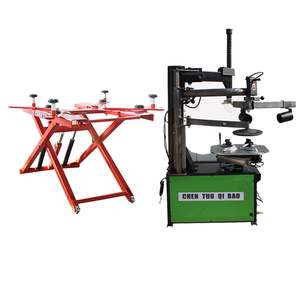 Elevador de Tijera Portátil de Altura Media Yingkou Chentuo CT603 de Cuatro Postes, Capacidad de Elevación de 3000 kg, Elevador Hidráulico para Automóviles de un Cilindro, 2.2 Kw - Product Image 1