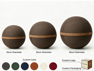 Reißfester, langlebiger Yoga-Ball-Bezug-Set, Stabilitäts-Übungsball, ergonomischer Bürositz, Pilates-Ball, umweltfreundlich, Großhandel - Product Image 1