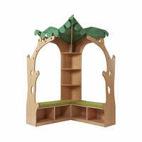 Étagère Montessori en bois Nature Tree House pour salle de classe préscolaire ou chambre à coucher pour garderie maternelle ou salle de bain