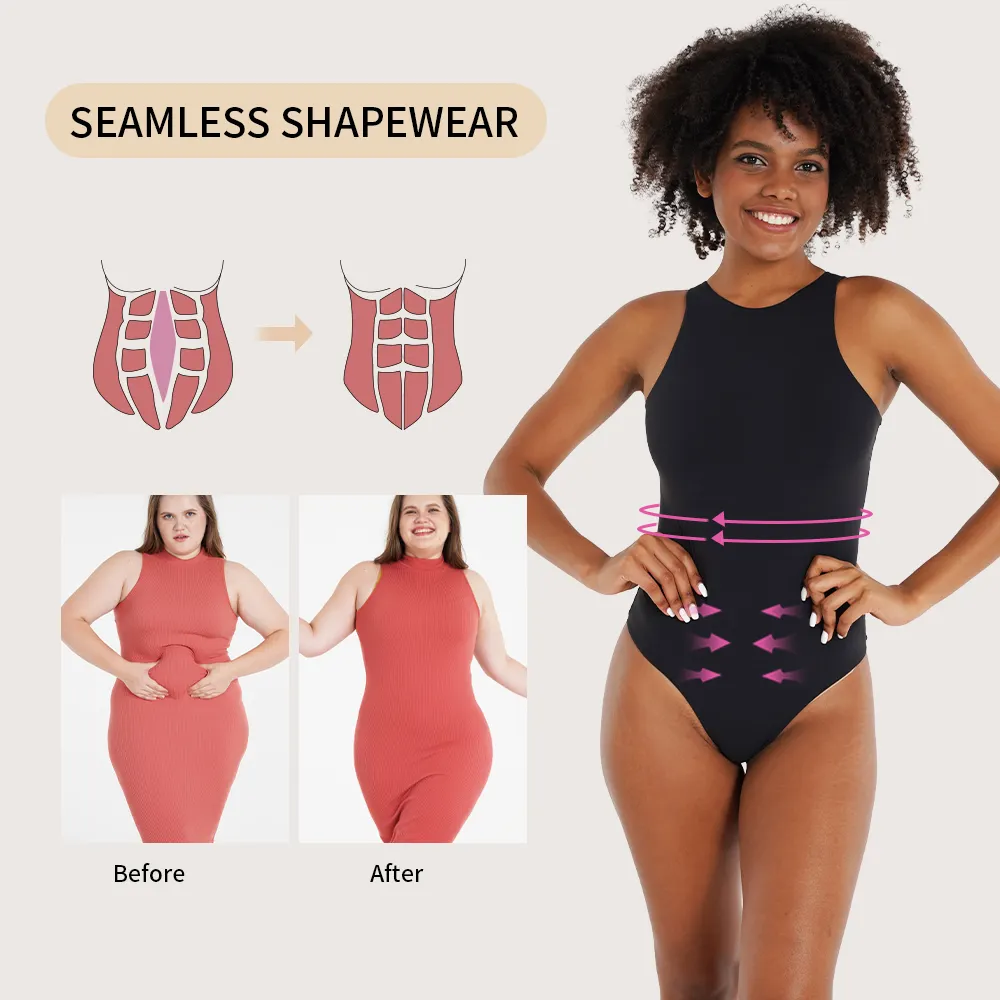 S-SHAPER sans couture de haute qualité Compression vêtement personnalisé entraînement T-shirt Cami gilet débardeur Corset Shapewear pour les femmes