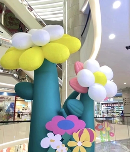 بالون زهرة عملاق قابل للنفخ مضيء لتزيين المسرح بتصميم مخصص - مقاوم للماء ومتين بطول 8-10 أقدام للاستخدام الخارجي الحديث - Product Image 2