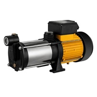 Pompa Sentrifugal Multistage Horizontal Kaislen 0.9HP MHI900 Stainless Steel 304 0.75kW 5 Impeller 50m Head Booster Pump 220V