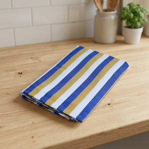 Drap plat en coton rayé 250TC 30s, lavable, de qualité, pour adultes, hôpitaux, maisons et hôtels, respirant - Product Image 4