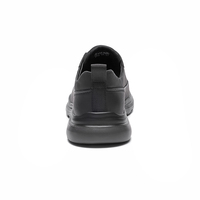 Chaussures décontractées pour hommes en cuir de qualité supérieure, antidérapantes, à semelle épaisse, amortissantes, avec boucle rotative, à enfiler rapidement, respirantes et perforées