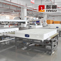 Machine automatique de production de matelas et d'enroulement à ressort avec fonction de couture de bord de bande Machine de fabrication de meubles à bas prix
