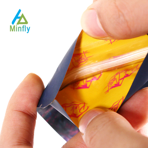 Minfly Digital Printing <strong>Custom</strong> Soft Touch 3.5g Baggies Childproof Moisture Proof Smell Proof Food Grade Mylar Ziplock Bags - Product Image 5