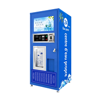 Distributore Automatico d'Acqua RO per Esterni 24H, 400 GPD, con Pagamento Tramite QR Code, Carta e Monete per la Comunità