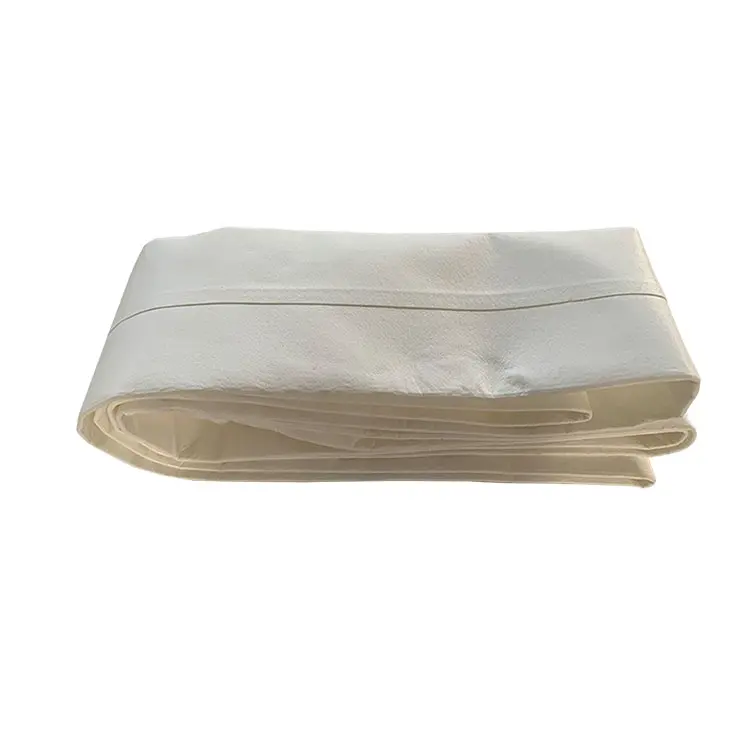 Effective Dust Collection Composite Glass Fiber Needled Felt Filter Bags PTFE PPS PP Stainless Steel Fiberglass Ring Core Retail