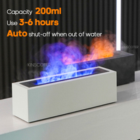 Diffuseur d'arômes à flamme domestique, humidificateur à flamme, diffuseur de brume, diffuseur d'arômes à effet feu pour huiles essentielles