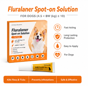 Solution topique Fluralaner pour chiens - Soins pour animaux de compagnie |   Traitement contre les puces et les tiques |   Contrôle des parasites à action rapide et longue durée - Product Image 4