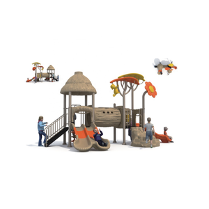 Casa de juegos al aire libre de diseño novedoso colorido para niños, lo último en madera y plástico, equipo de juegos para diversión infantil - Product Image 4