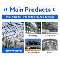 Kits de Almacenes Prefabricados de Acero Modernos, Listos para Entregar, Almacenamiento Industrial Modular, Logística, Garaje, Nave