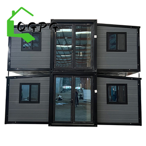 Maison conteneur préfabriquée extensible à 2 étages, moderne, modulaire, détachable, étanche, hôtel de luxe, 2 à 3 chambres, villa 20 pieds 40 pieds - Product Image 1