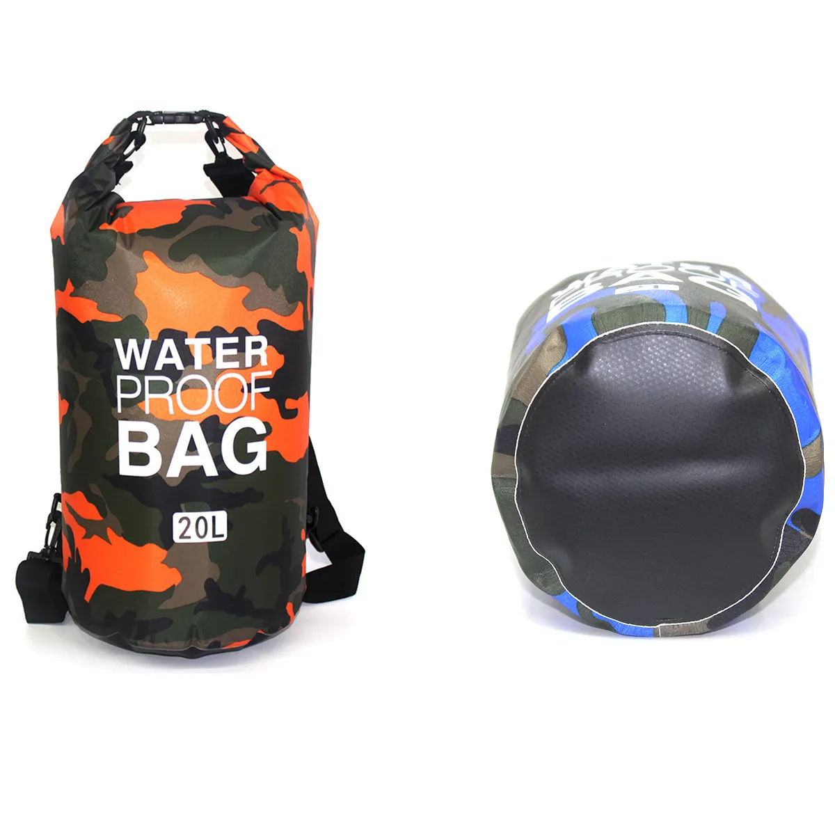 2L 5L 10L 15L 20L 30L Isolierung Nylon Floating Diving Benutzer definiertes Logo Wasserdichter faltbarer Rucksack Packs ack über Bord