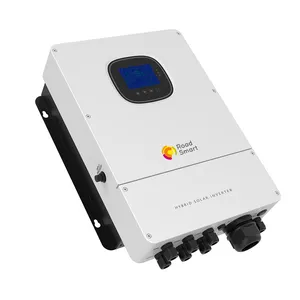 Inverter tenaga surya 48v dc ke ac, untuk penggunaan rumah, 6kva solar inverter hybrid 6KW/10KW off grid sistem tenaga surya 6000w/10000W