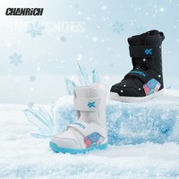 Équipement de ski de freestyle complet pour débutants Nouveau style de chaussures de snowboard à velcro Bottes de ski d'hiver