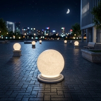 Poteaux lumineux carrés en plastique IP65 pour extérieur, anti-collision, pour barrières routières et zones de stationnement, avec télécommande, thème Halloween