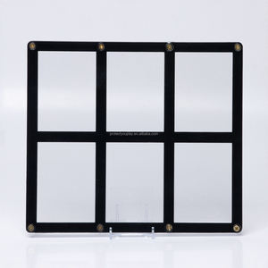 1/2/3/4/6/9 カード収納用ネジ式カードホルダー ブラックボーダー - Product Image 5