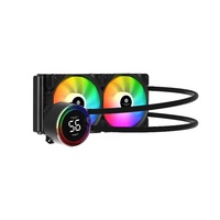 JNP usine Argb Gamer Gaming alimentation boîtier d'ordinateur ventilateur Aio refroidisseur liquide Pc système de refroidissement par eau pour PC