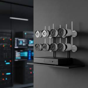 Système de caméra de sécurité domestique AHD CMOS 2MP 4CH avec vision nocturne, stockage cloud, <span class=keywords><strong>surveillance</strong></span> intérieure/extérieure - Product Image 5