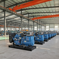 Genset Diesel Open Frame 1250kVA Berkualitas Tinggi untuk Konstruksi Infrastruktur Pabrik Industri