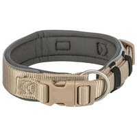 Collier pour chien personnalisé à étiquette privée, en nylon réfléchissant résistant, rembourré en néoprène souple, avec boucle à dégagement rapide pour chiens