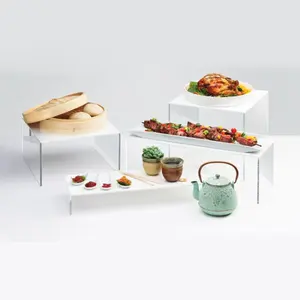 Wholesale 30x30x15cm Clear Acrylic Riser Acrylic Buffet Enhancements Food Display Riser