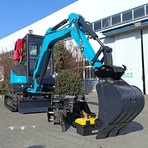 Earth-Moving Machinery Mini Excavator CE/EPA Engine 3T 3.5 4 Ton Farm Crawler Mini Digger Excavator For Sale