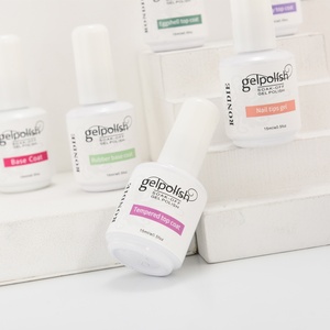 Sơn gel UV trị liệu ánh sáng LED lâu trôi, kiểu Pháp, chống xước, lớp phủ bóng và lớp nền cao su - Product Image 1