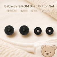 Boutons-pression en plastique T3 en gros pour grenouillères, bodys et bavoirs pour bébés