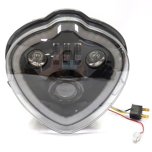 Gruppo faro LED per moto con occhi angolari per Kawasaki <span class=keywords><strong>Vulcan</strong></span> S 650 EN650 2015-<span class=keywords><strong>2021</strong></span> DRL lampada anabbagliante abbagliante - Product Image 1