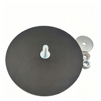 Aimant en pot NdFeB de 88 mm de diamètre, aimant en caoutchouc avec revêtement externe