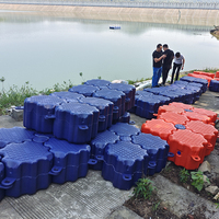 Bloques modulares de HDPE resistentes a los rayos UV para suministros marinos Pasarela flotante Plataforma de puente flotante Jet Ski Boat Dock