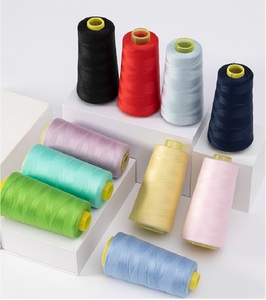 Factory Supply Multi Farben 40/2 3000yds Gefärbt gesponnen 100% Polyester Nähgarn Starke Nähgarne - Product Image 6