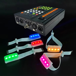 Bracelet lumineux clignotant pour concert, vente flash, synchronisation DMX, télécommande RF, personnalisable, <span class=keywords><strong>sans</strong></span> <span class=keywords><strong>fil</strong></span>, vente en gros - Product Image 6