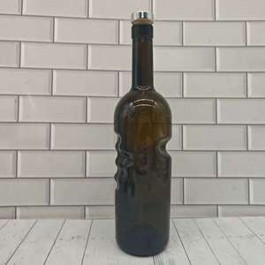 Fabricante al por mayor 750ml botella de vino tinto mano de <span class=keywords><strong>Ángel</strong></span> botellas de bebidas de vino de jugo de fruta de vidrio en forma especial - Product Image 4