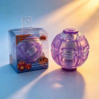 Toupie anti-stress en plastique style cristal, imprimée en 3D, à presser et à tourner, gadget anti-ennui pour bureau, unisexe