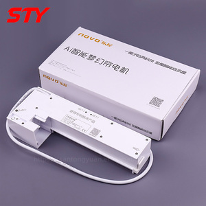 Stores verticaux No-Vo <span class=keywords><strong>Rideau</strong></span> de rêve Composants de <span class=keywords><strong>bande</strong></span> plastique silencieux Ouvre-<span class=keywords><strong>rideau</strong></span> motorisé électrique intelligent Accessoires moteurs - Product Image 6