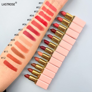 Nuovo <span class=keywords><strong>Rossetto</strong></span> Idratante di Alta Qualità, Cosmetico Vegano dalla Texture Leggera, 12 Colori, <span class=keywords><strong>Rosso</strong></span>, Cruelty Free, Naturale, <span class=keywords><strong>Opaco</strong></span> e Setoso - Product Image 4