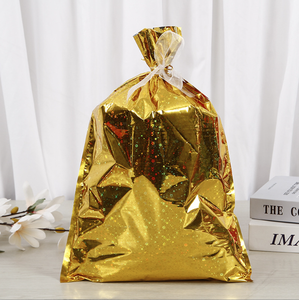 Sac <span class=keywords><strong>de</strong></span> bonbons <span class=keywords><strong>de</strong></span> Noël personnalisable <span class=keywords><strong>avec</strong></span> renne et sac cadeau à cordon du Père Noël - Product Image 1