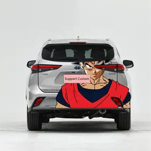 5 years Anime tail car door full body graphics sticker design custom printing vinyl large anime car decal stickers for car anime