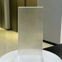 Vidrio Templado Estampado Ultra Claro de 3mm a 12mm de Buena Calidad con Precio de Fábrica y Diferentes Patrones