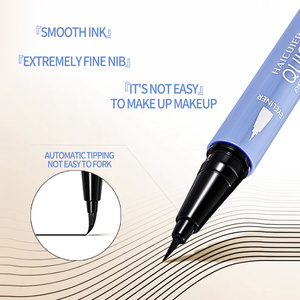 Waterproof Long-Lasting 2-Color 2-Fork Eyebrow & Eyeliner Pencil Powder 3D Non-Smudge for Beginners - Product Image 2